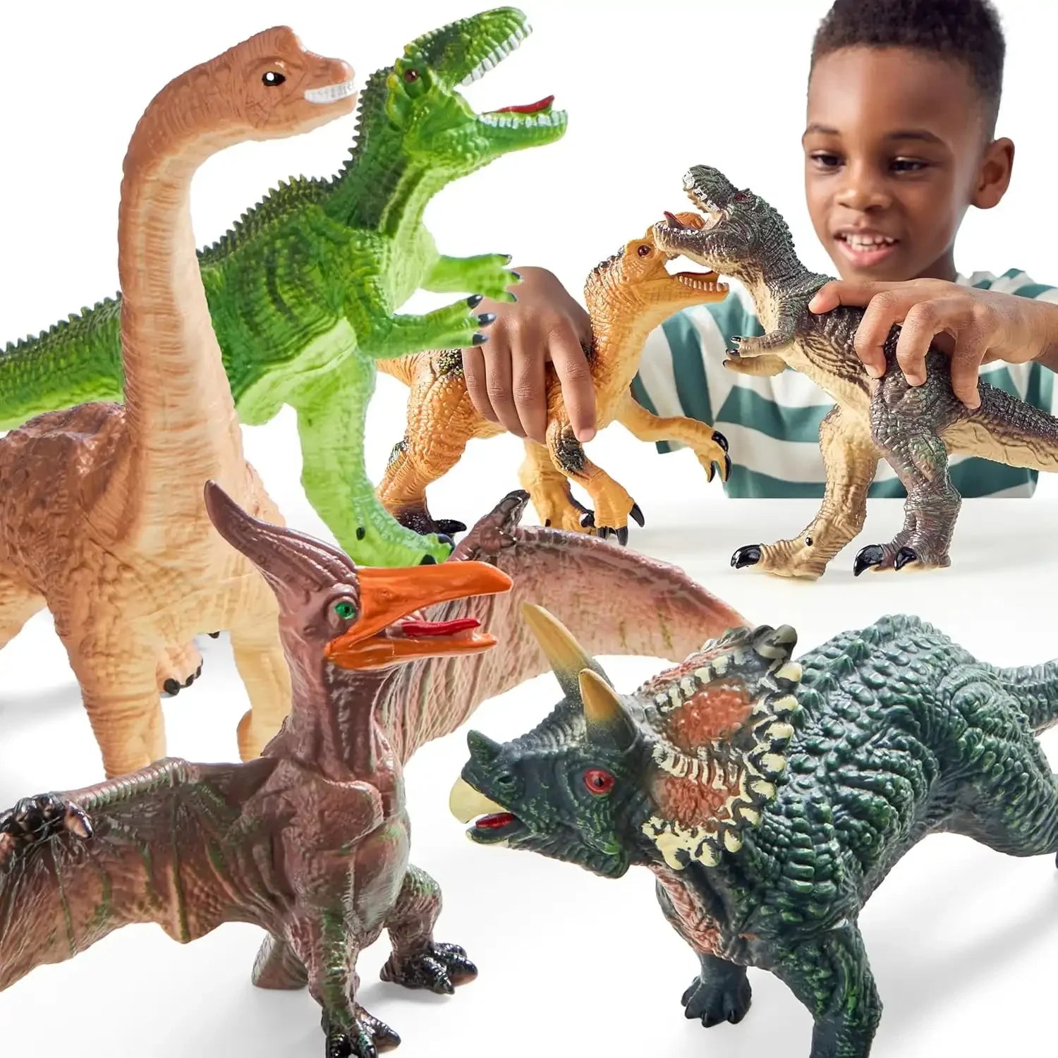 6 Pcs Jumbo Dinosaur Set