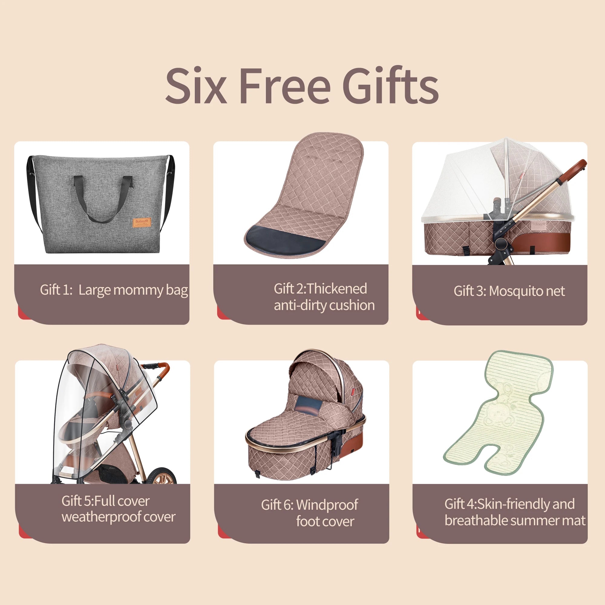 Luxury 3-in-1  Baby Stroller - Carseat