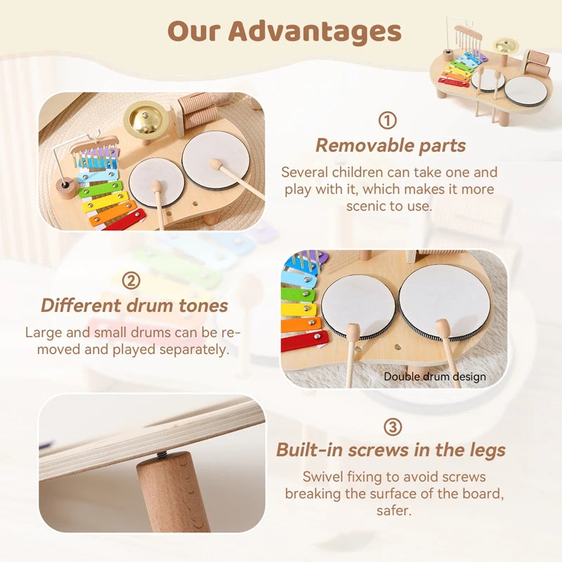 Wooden Percussion Music Toy