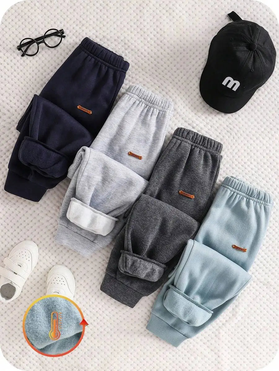 4-Pack Kids Fleece-Lined Jogger Pants