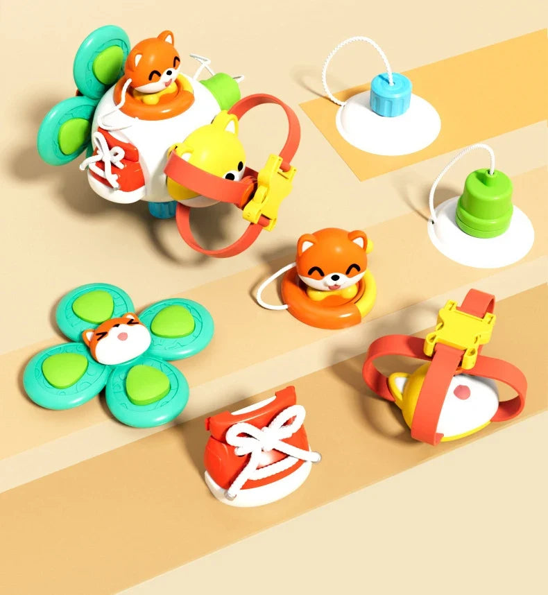 Baby Busy Board Cube Montessori Sensory Activity Toy
