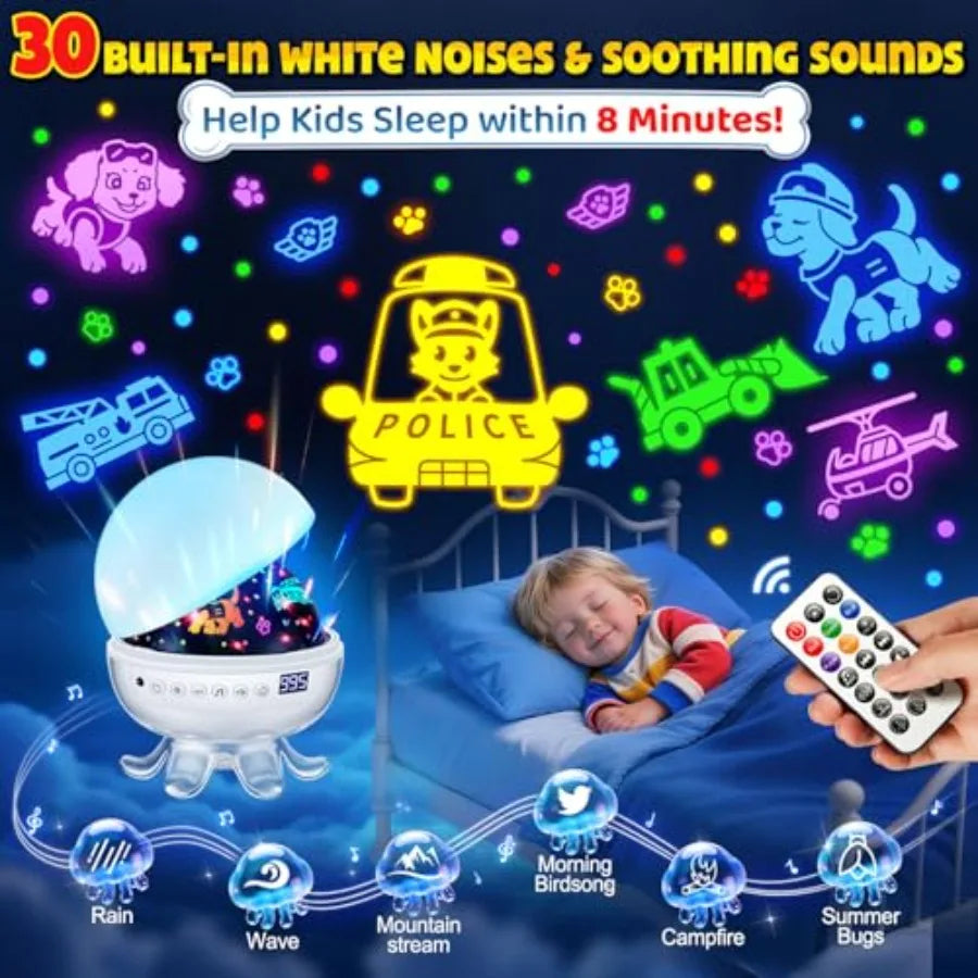 Toy Puppy Projector, Sound Machine, Night Light
