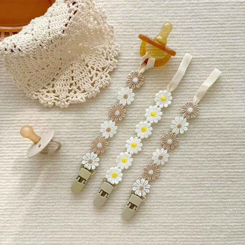 Little Daisy Pacifier Clips