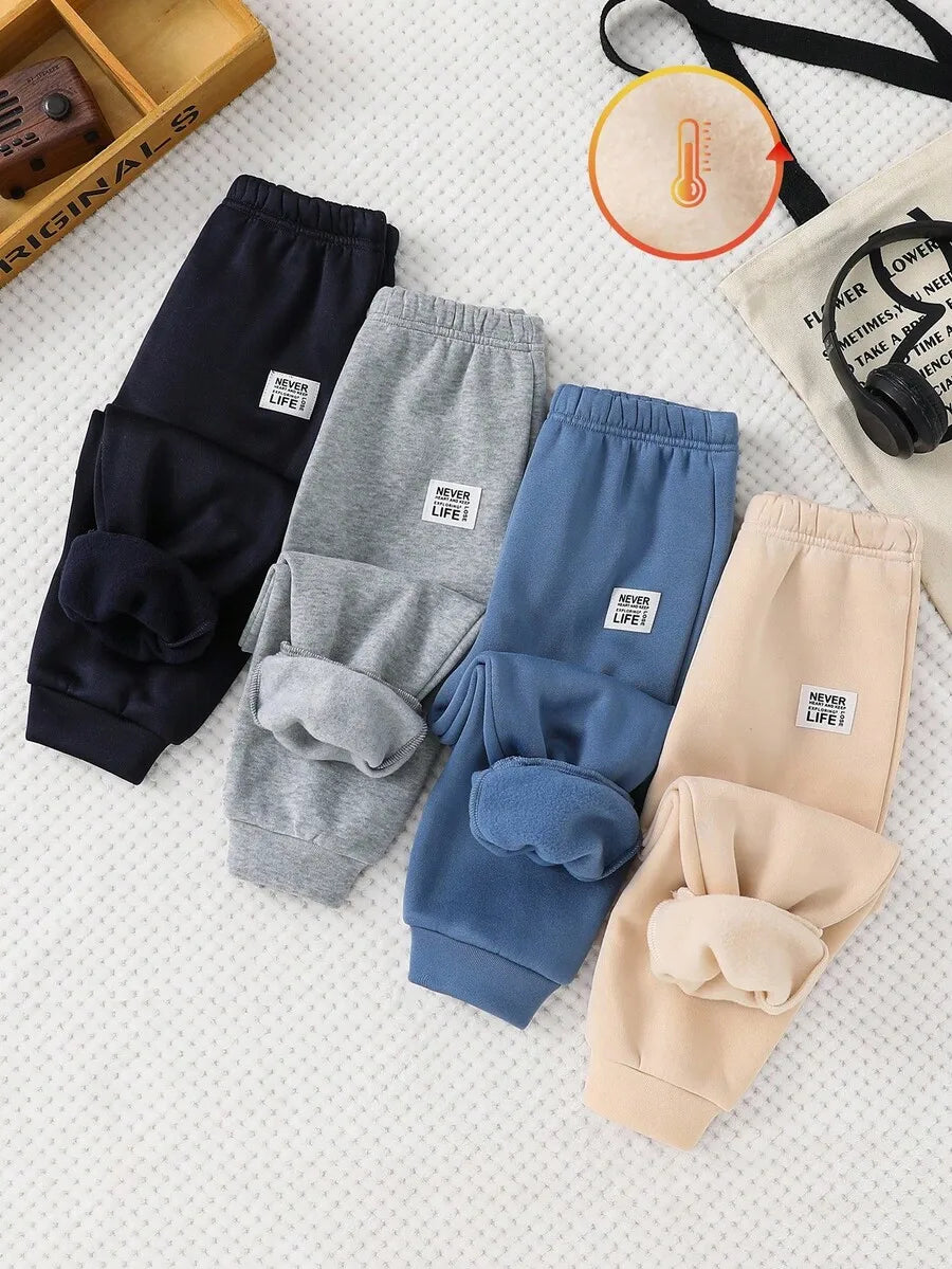 4-Pack Kids Fleece-Lined Jogger Pants