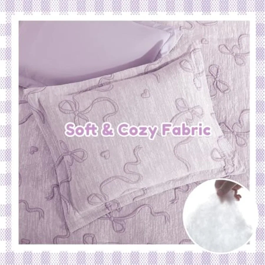 5 Pieces Comforter Set for Girls