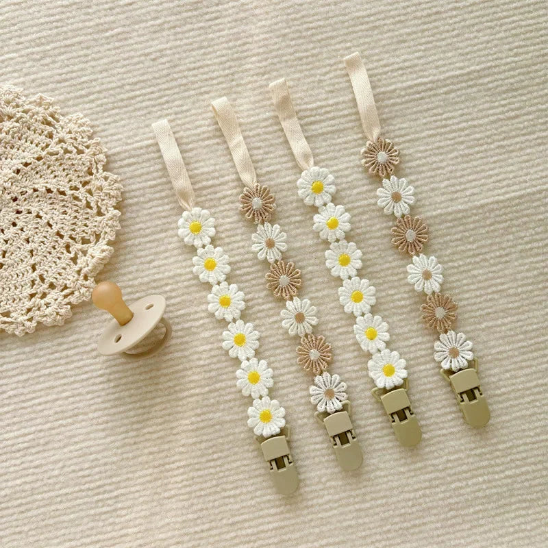 Little Daisy Pacifier Clips