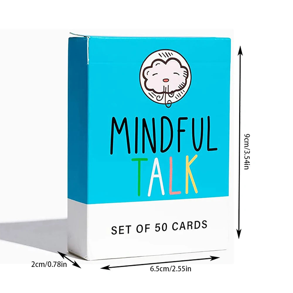 Mindfulness Talk Card Game for Kids/Parents