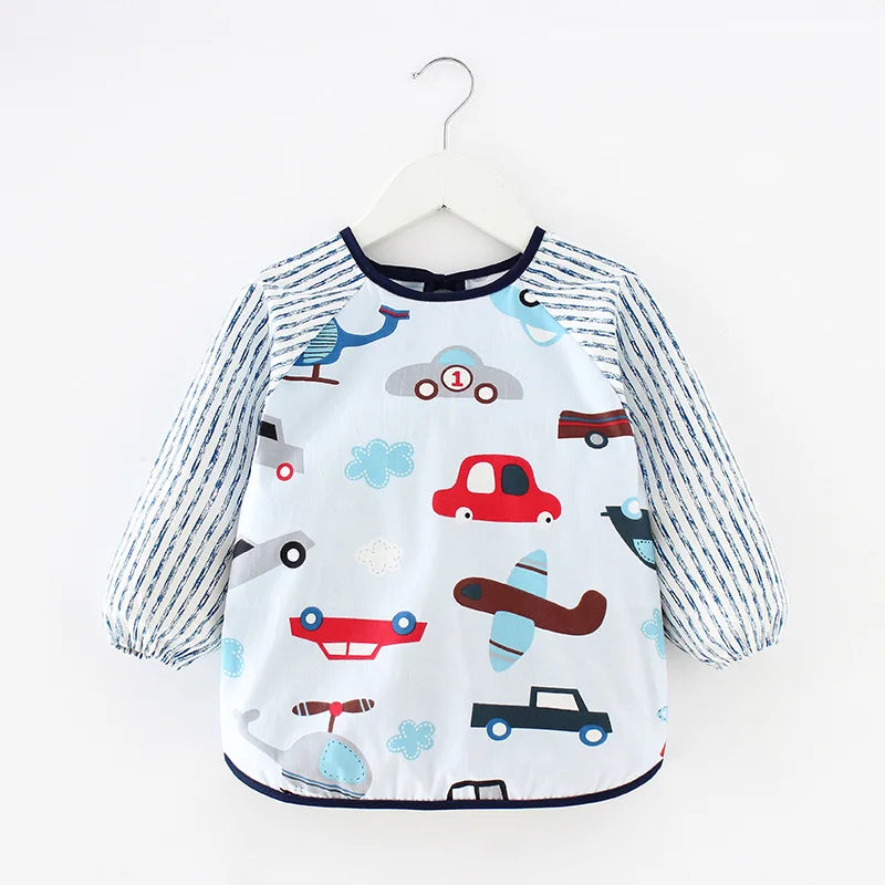 Waterproof Long-Sleeve Apron Bib
