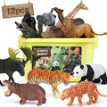 12PCS Wild Zoo Figurines