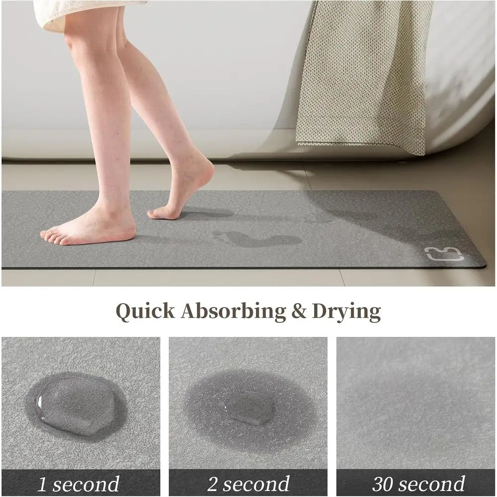 Large Absorbent Stone Bath Mat