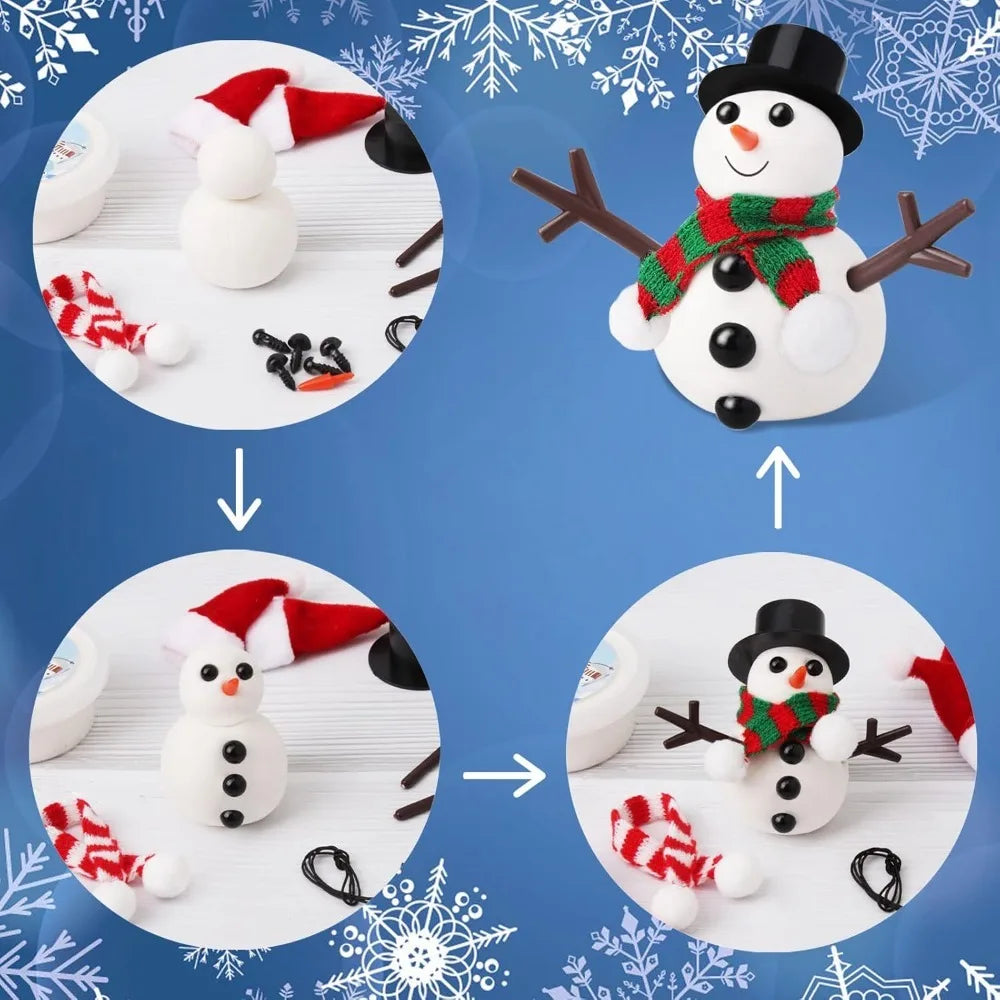 9 Pack Snowman Building Kit