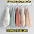 5PC Baby Muslin Square Towels
