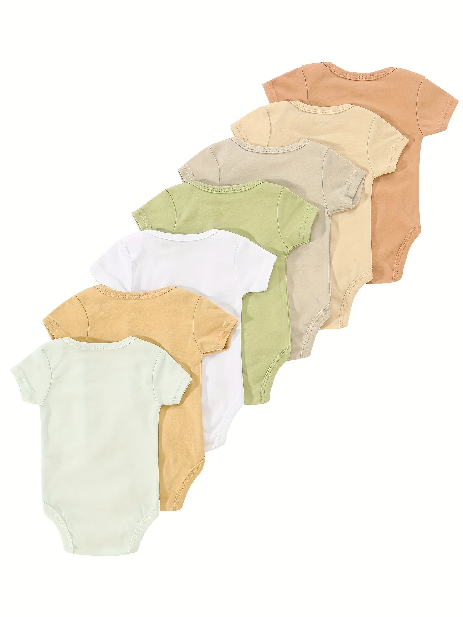 7pcs Set Infant Onesies