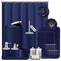 Nave Blue Bathroom Accessories Set