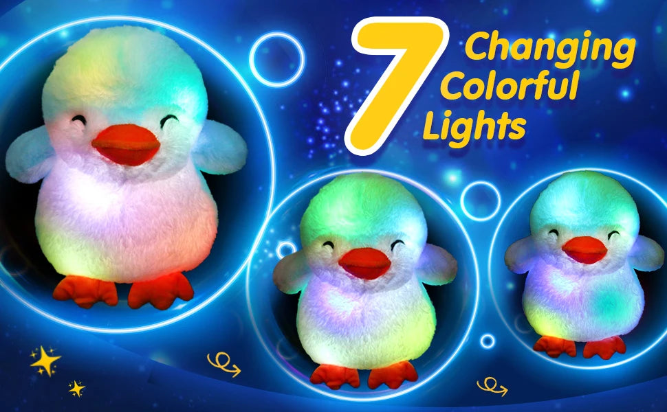 Glowing Penguin Plush Toy