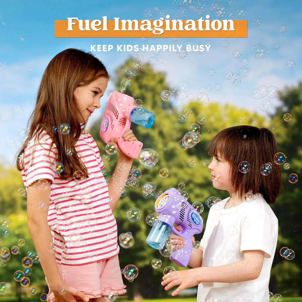 2 Bubble Guns with 2 Bottles Refill