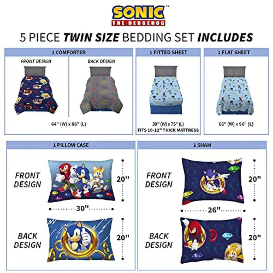 Super Soft Comforter and Sheet Set