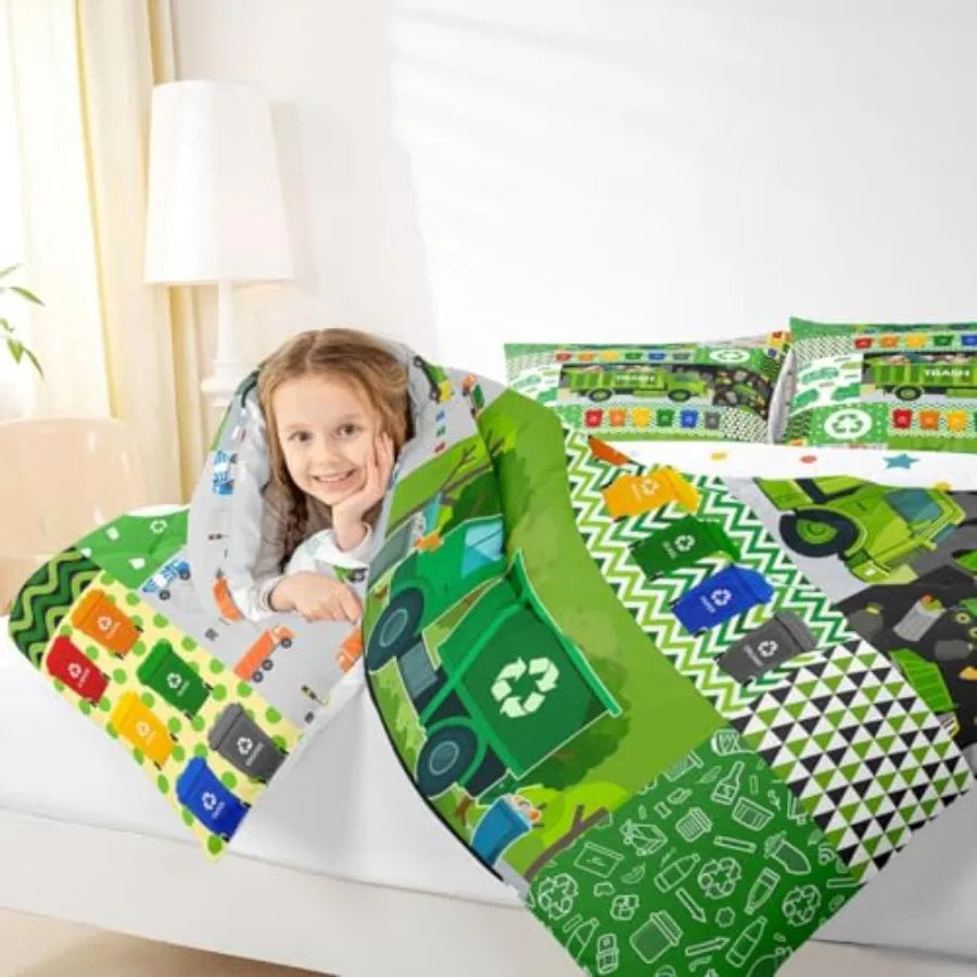 Garbage Truck Bedding Comforter Sets