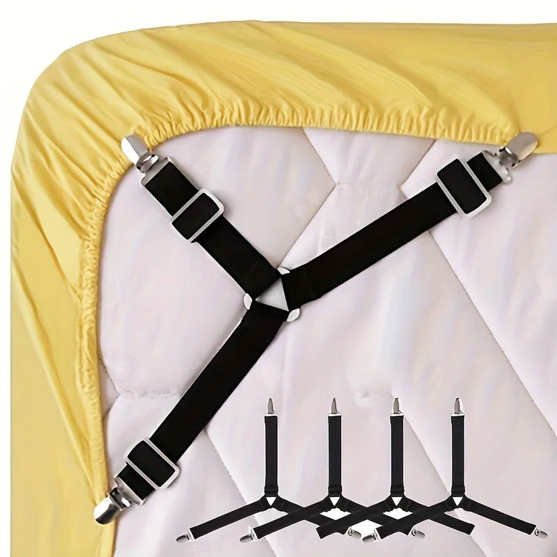 4pcs Adjustable Sheet Holder Strap