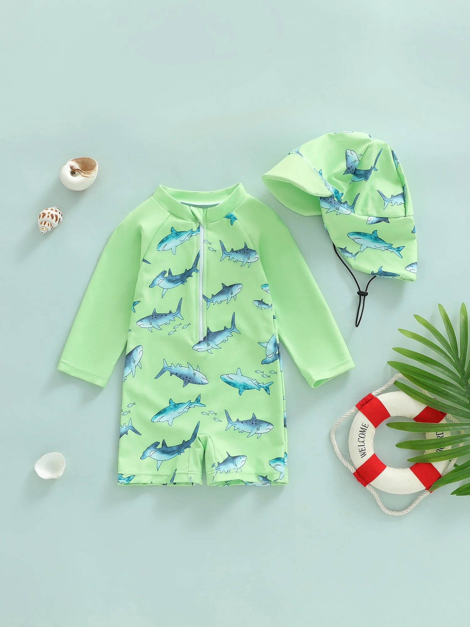 Baby Boys  Rash Guard Swimsuit