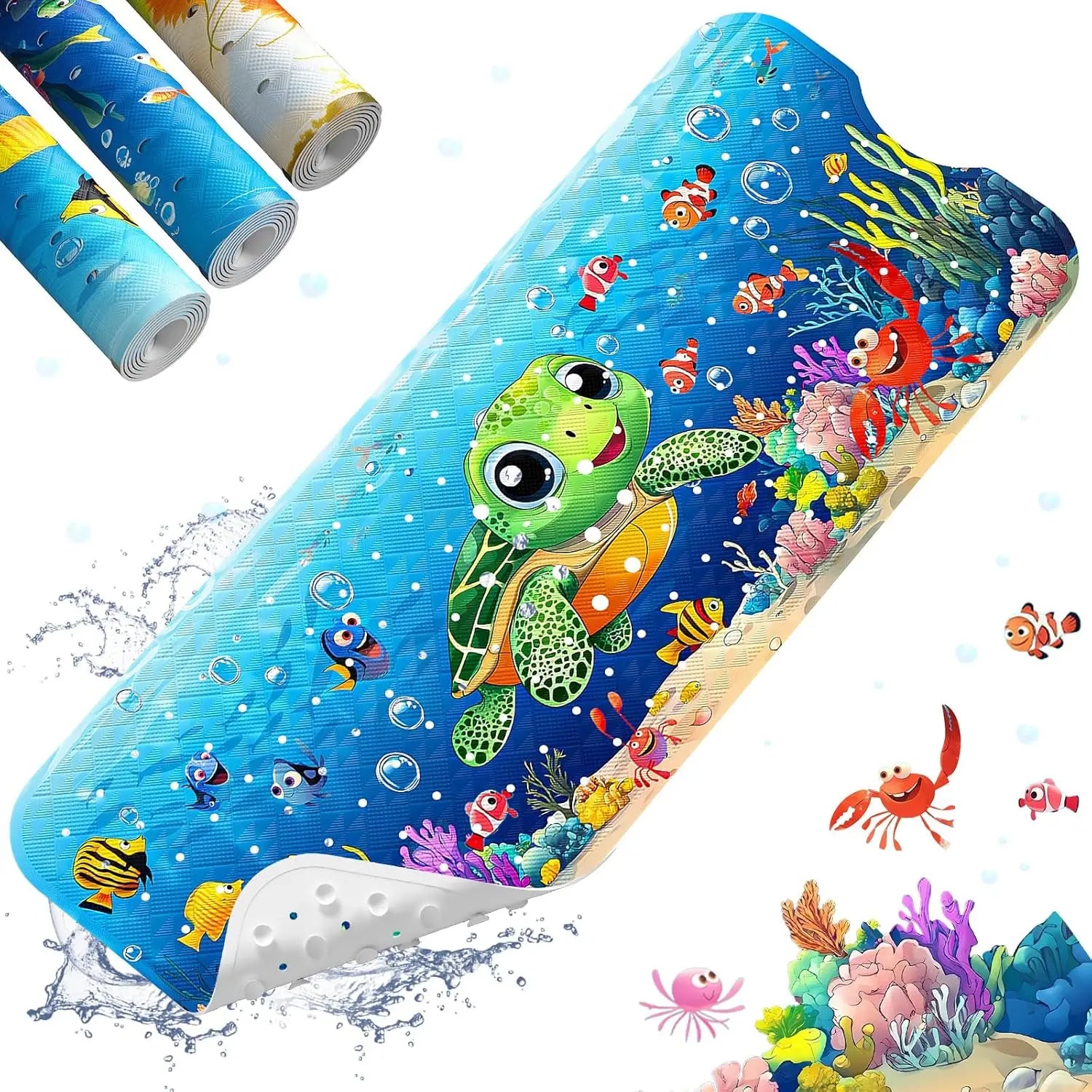 Non-Slip Turtle Baby Bath Mat