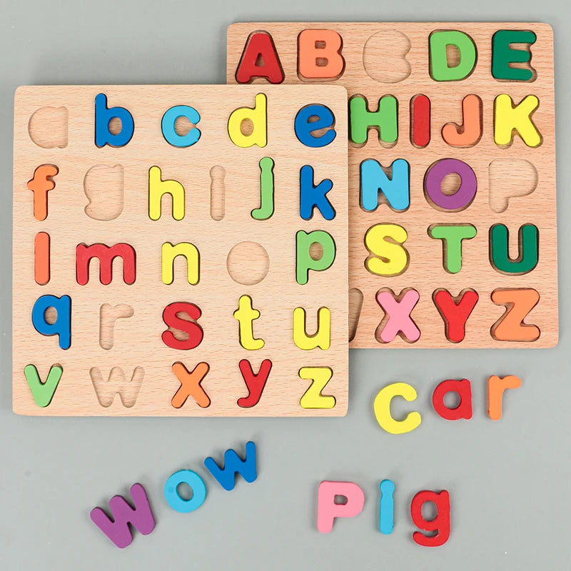 Preschool Learning Wooden Puzzle