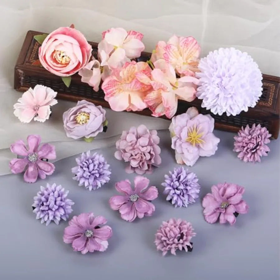 18 PCS Flower Hair Clip