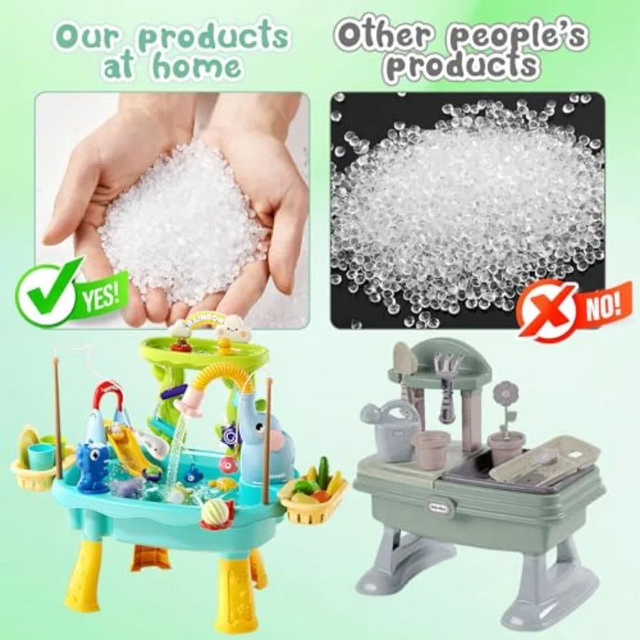 4-in-1 Sand Water Table for Toddlers