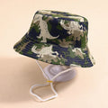 Camouflage Dinosaur Kids Fisherman Hat