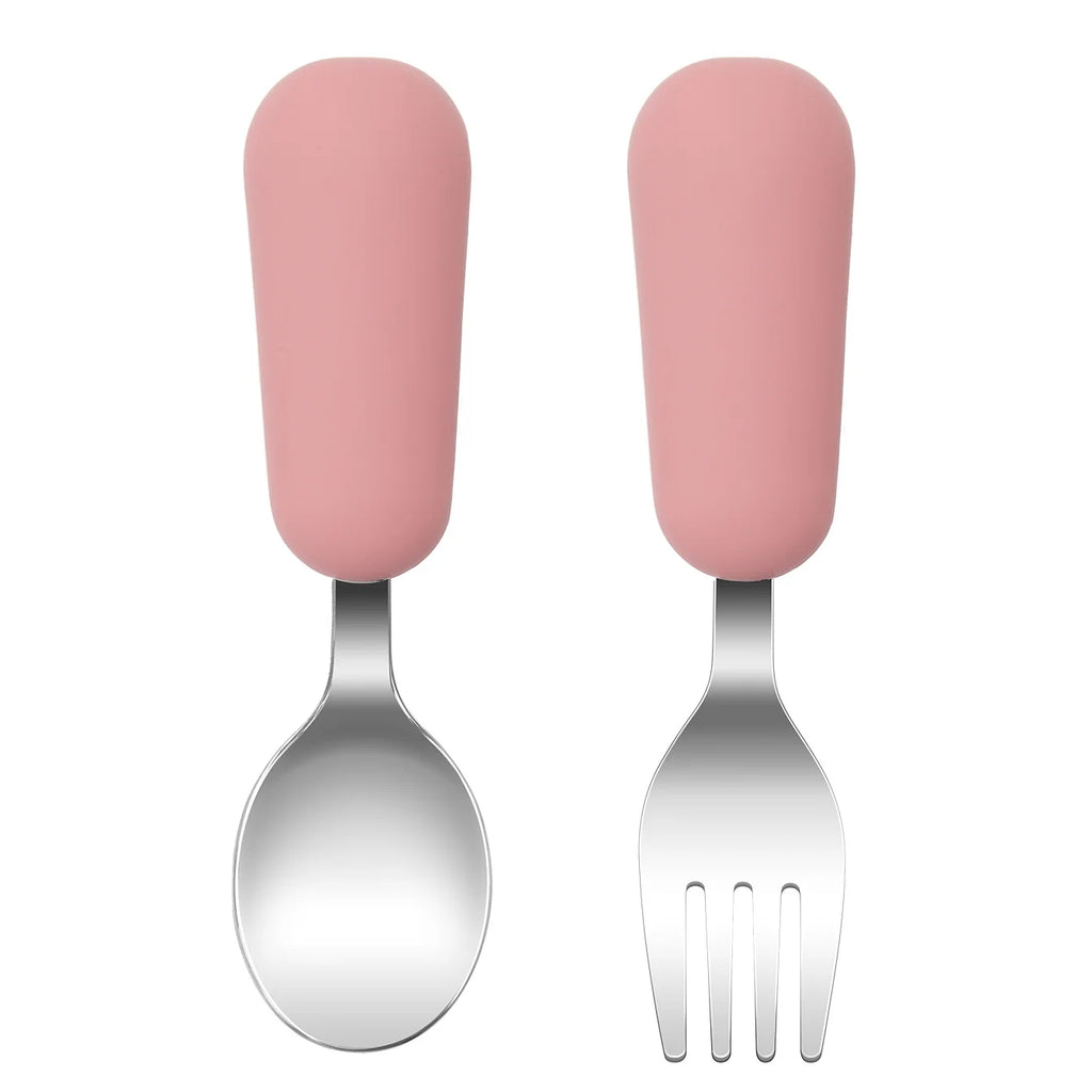 2PCS Stainless Steel Fork/ Spoon Set