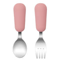2PCS Stainless Steel Fork/ Spoon Set