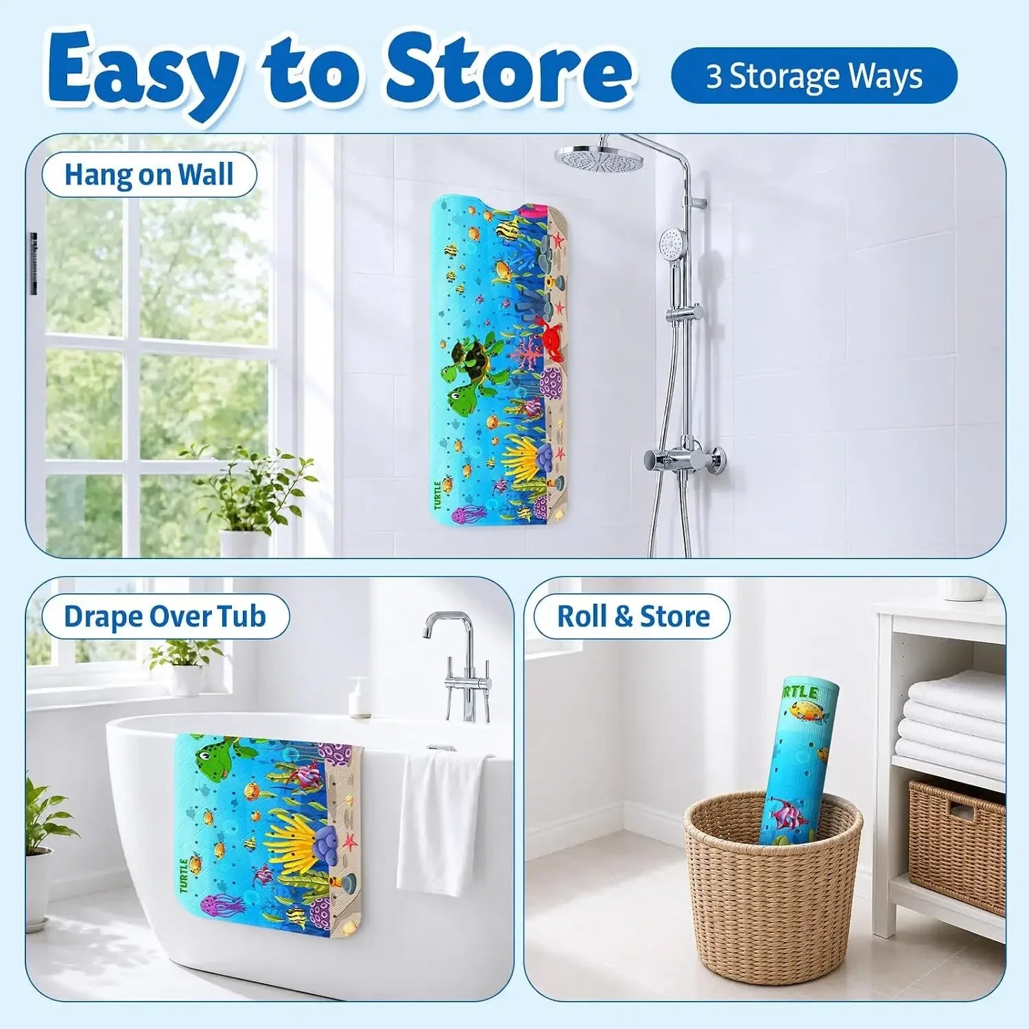 Non Slip Bath Mat for Tub