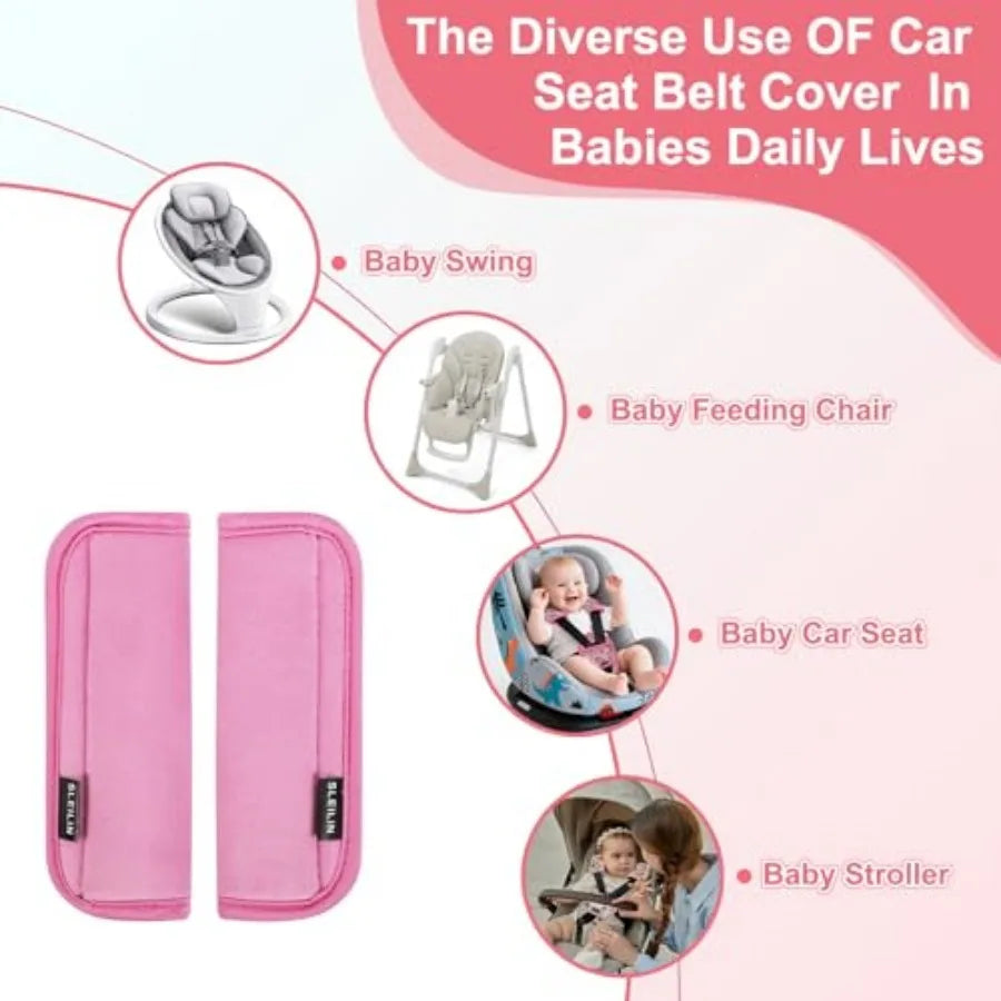 3 Pcs Car Seat Strap Pads