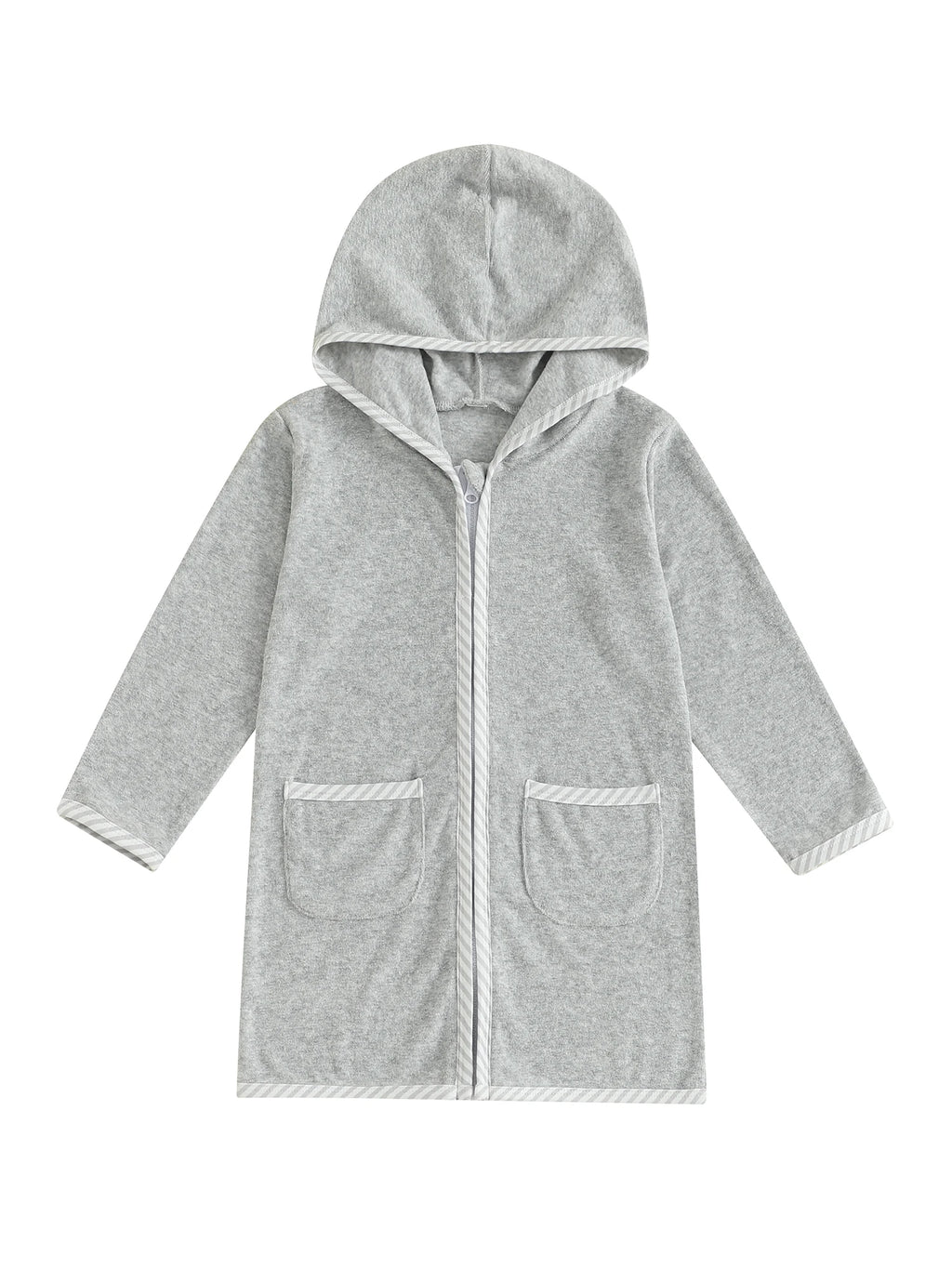 Kids Long Sleeve Hooded Towel Cover Up