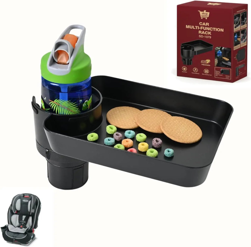 Kids Car Seat Tray with Adjustable Base