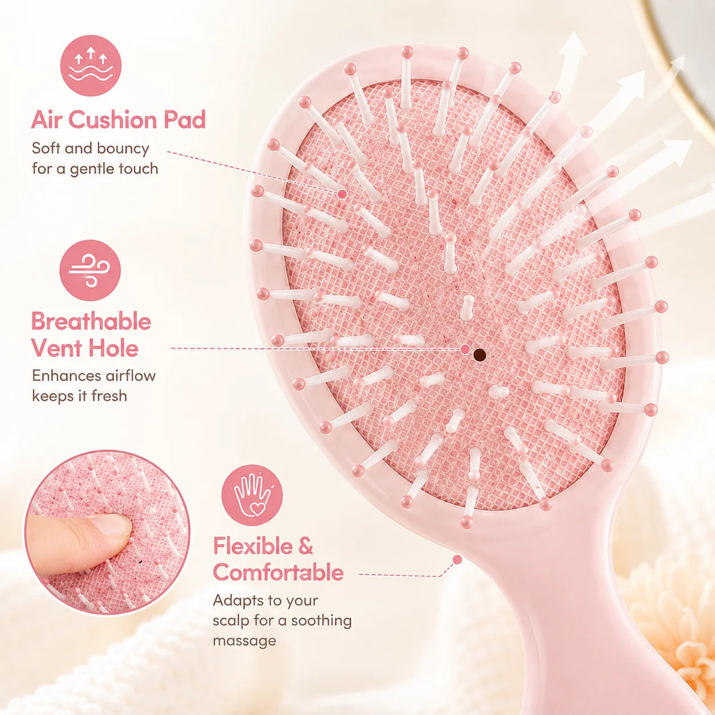 Mini Air Cushion Detangling Hair Brush