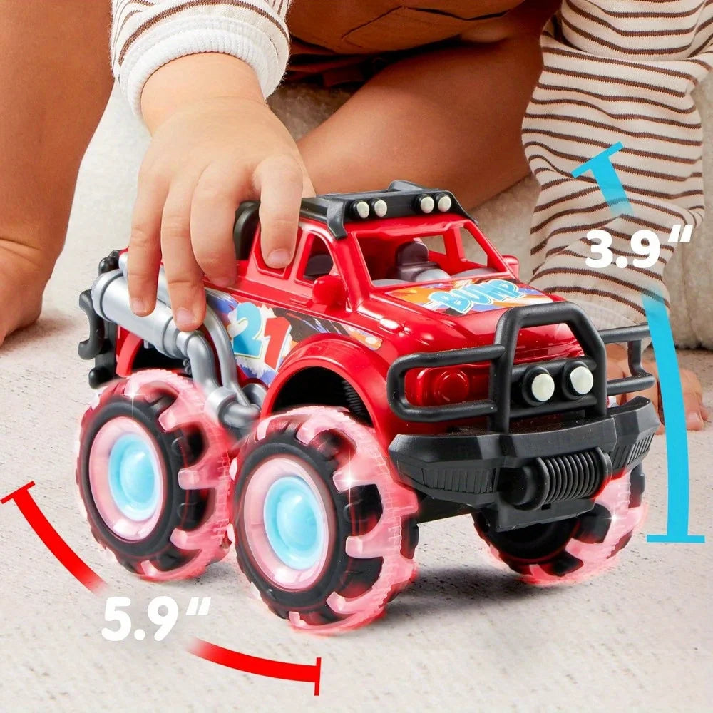 3Pack Monster Truck with Flashing LED Wheels