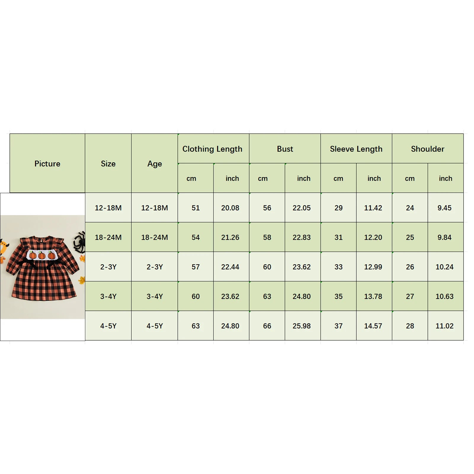 Girls Pumpkin Embroidery Halloween Dress