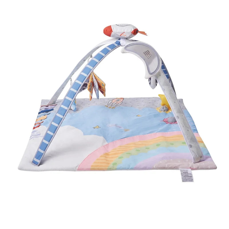 Baby Play Gym Mat with 6 Sensory