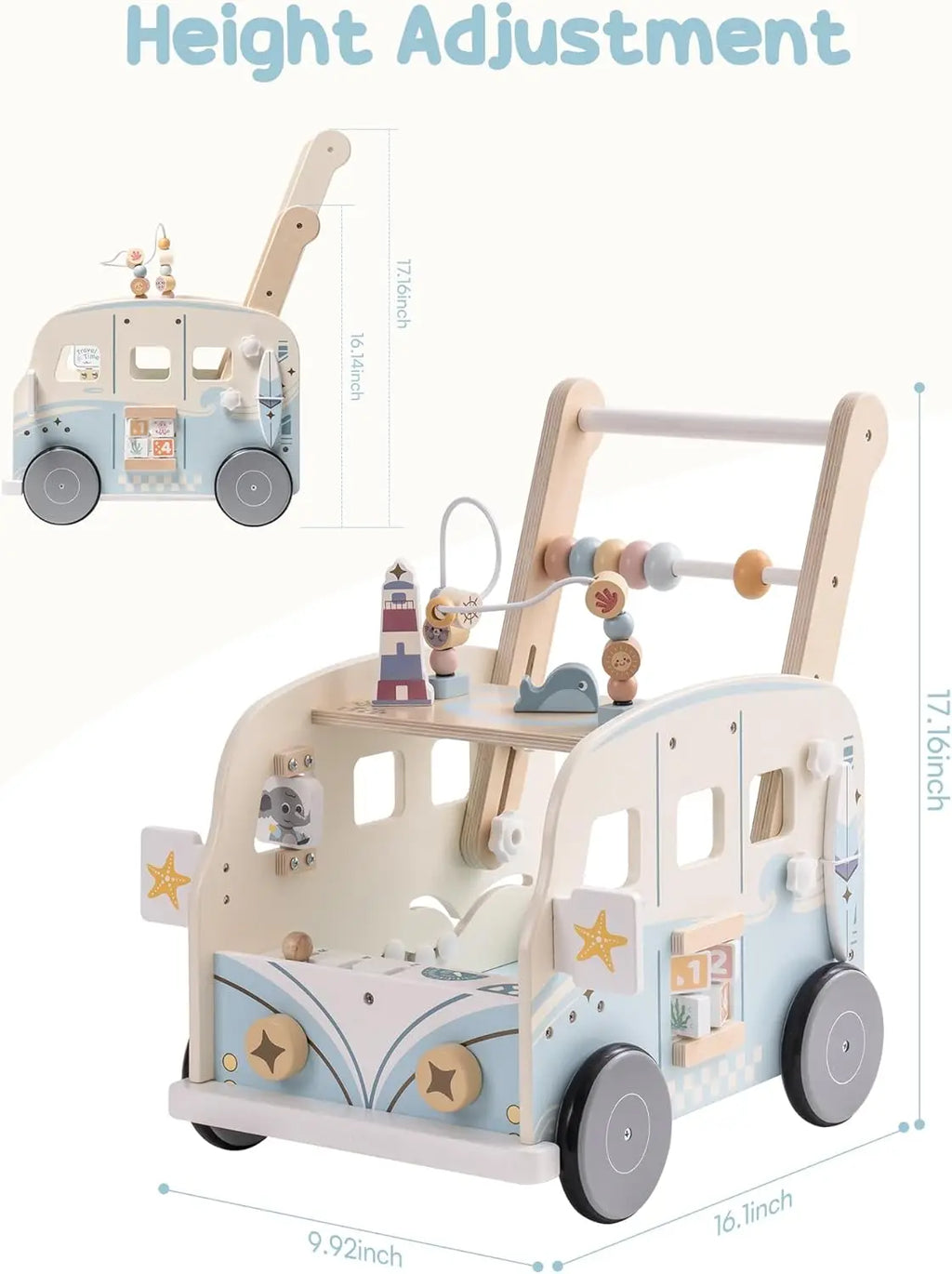 Push Along Activity Walkers with Wheels