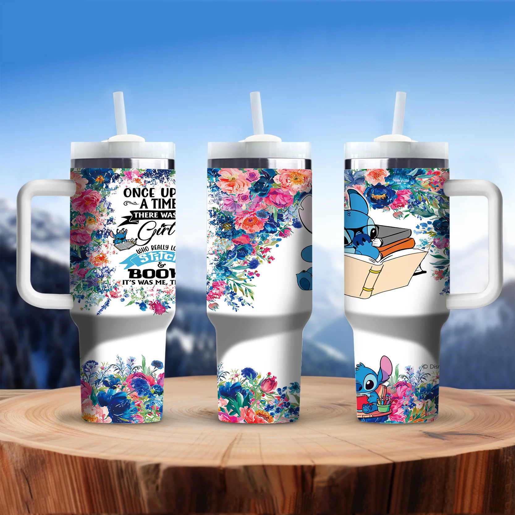Stitch and Angel 40oz Insulated Tumbler