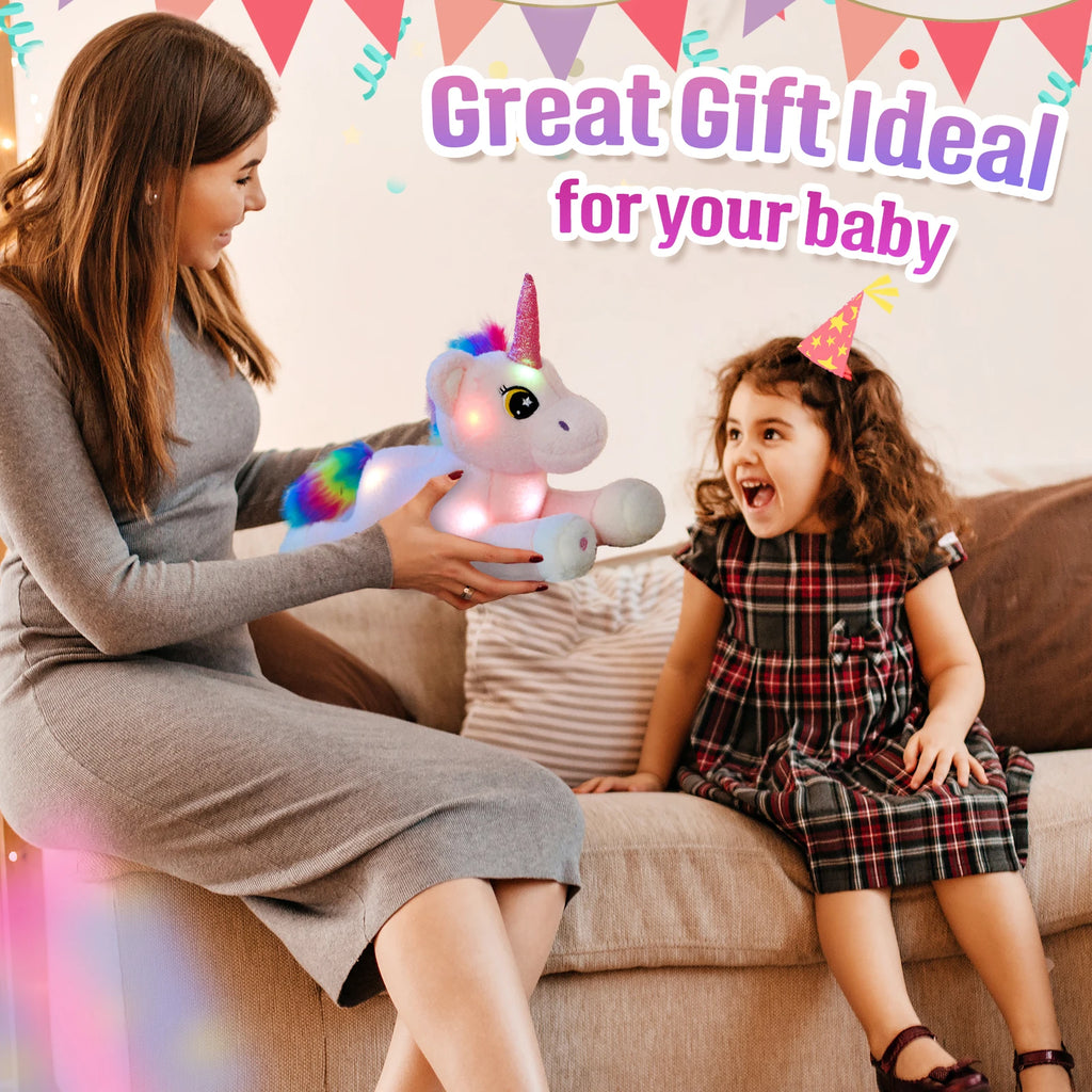 Glowing Unicorn Plush Toy