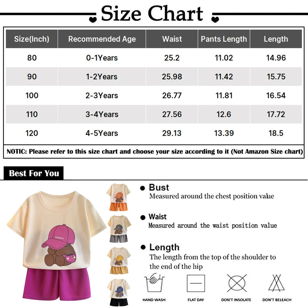 Children 2pcs Shirt and Shorts