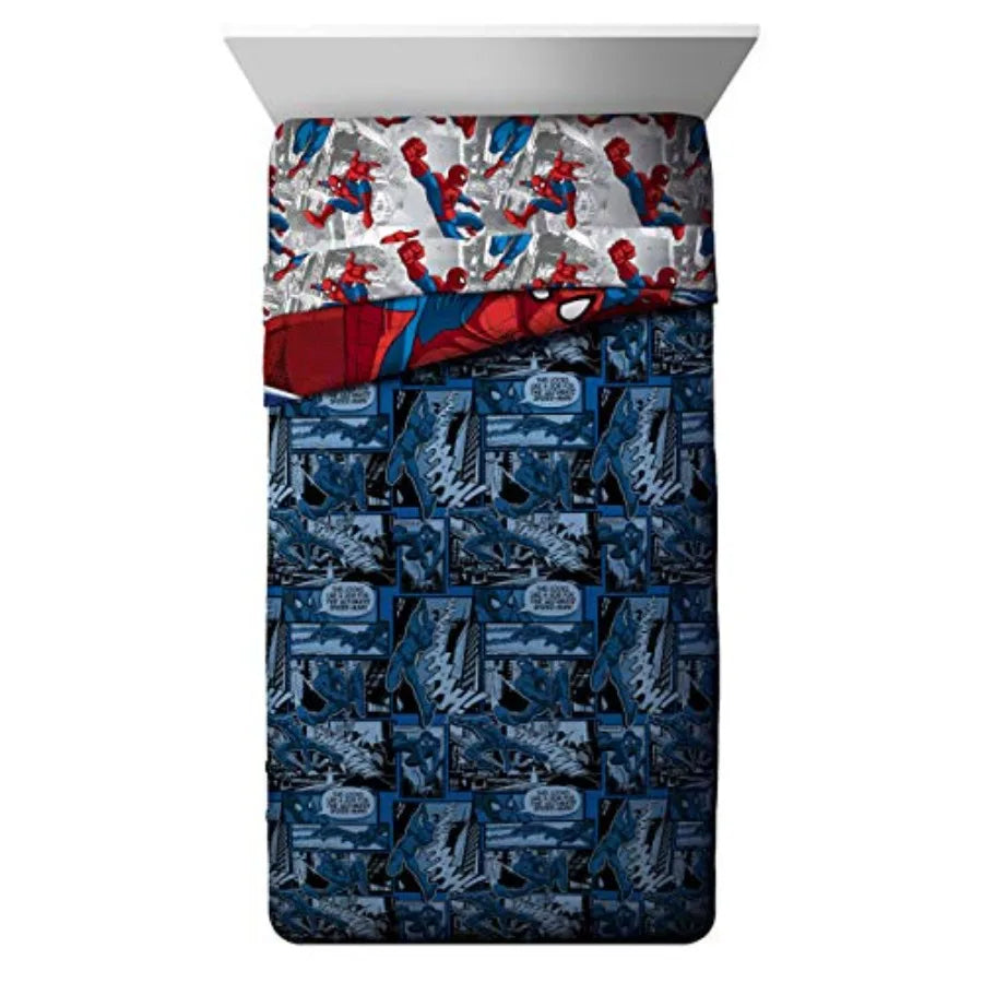Spiderman 4 Pcs Bed Set