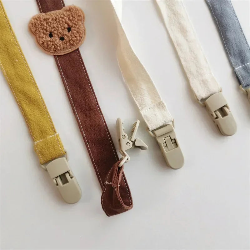 Cute Bear Pacifier Strap