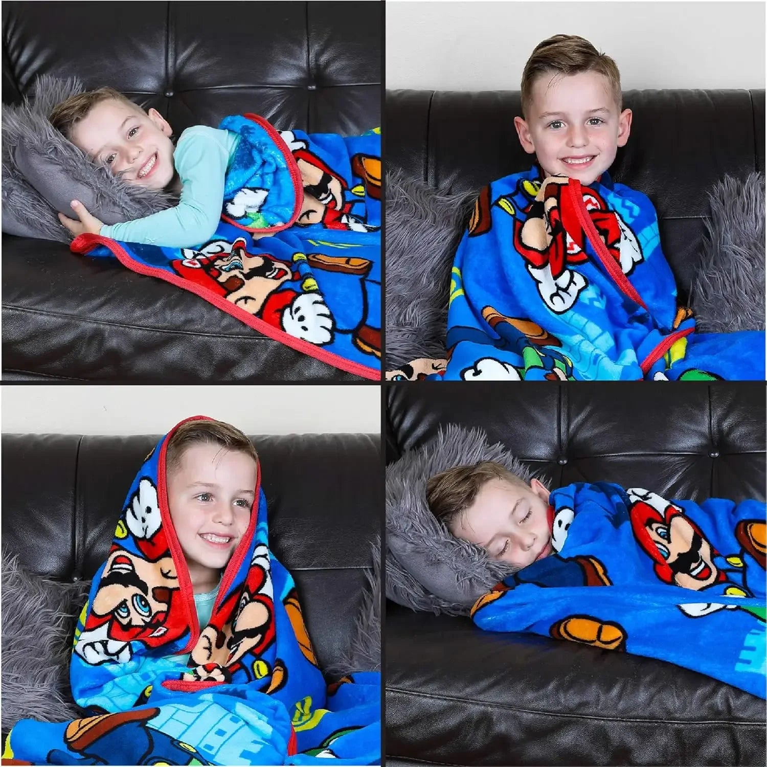 Super Soft Plush Throw Blanket
