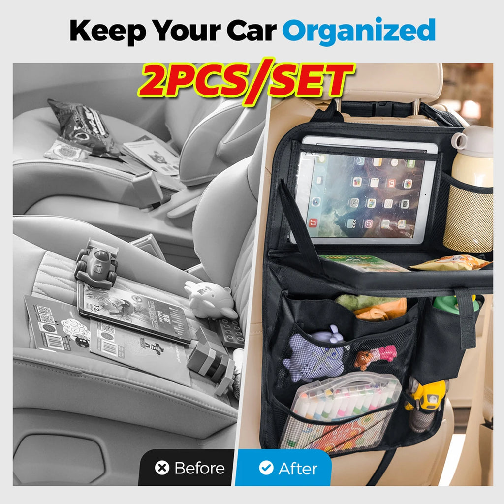 2X Car Seat Back Storage Bag