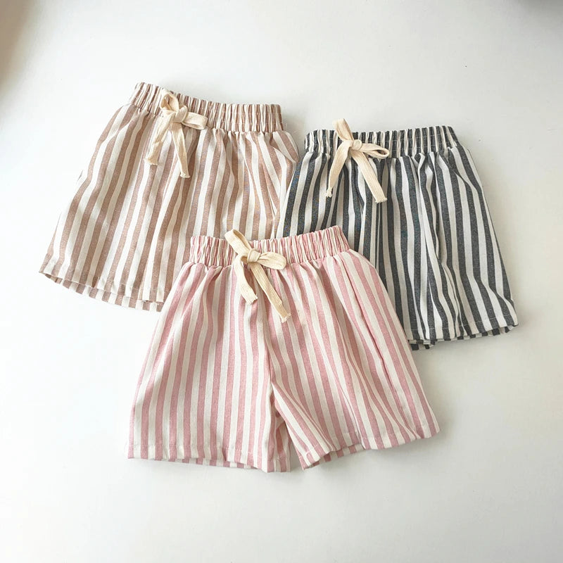 Children's Clothing Linen Cotton Shorts and Pants