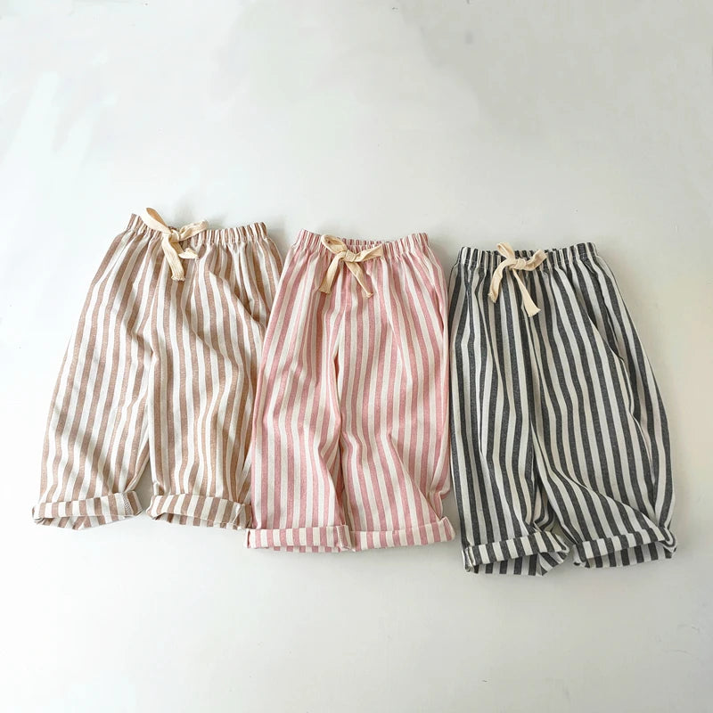 Children's Clothing Linen Cotton Shorts and Pants