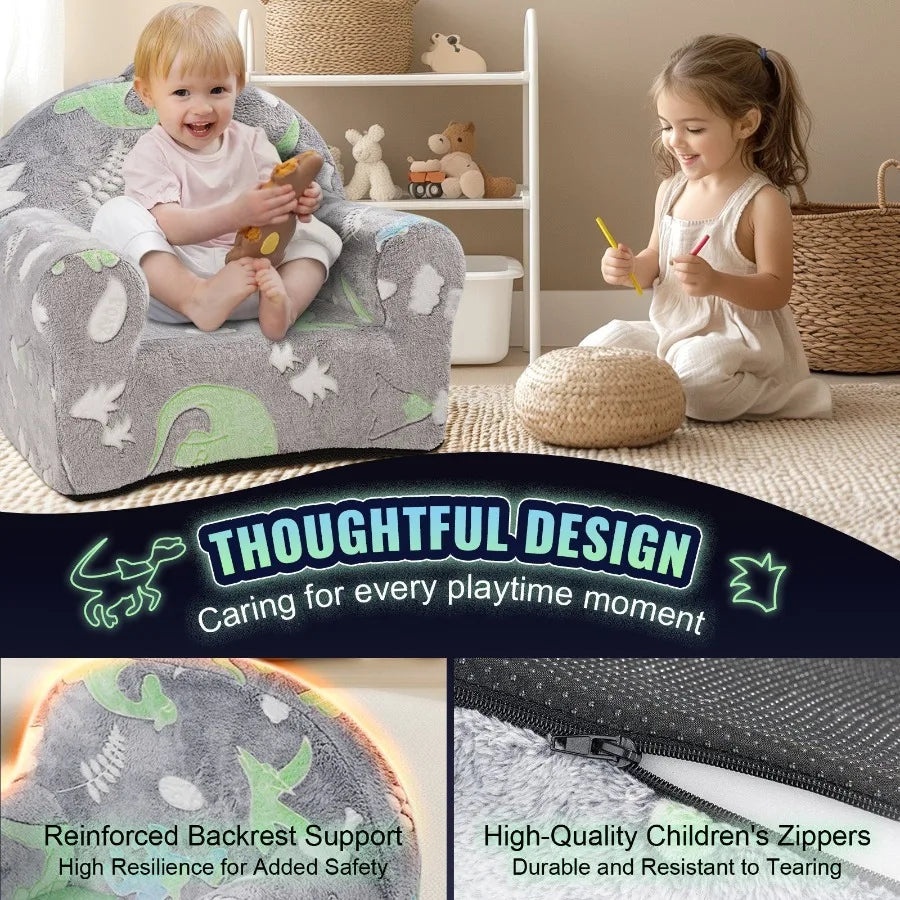 Comfy Toddler Glow in The Dark Chair